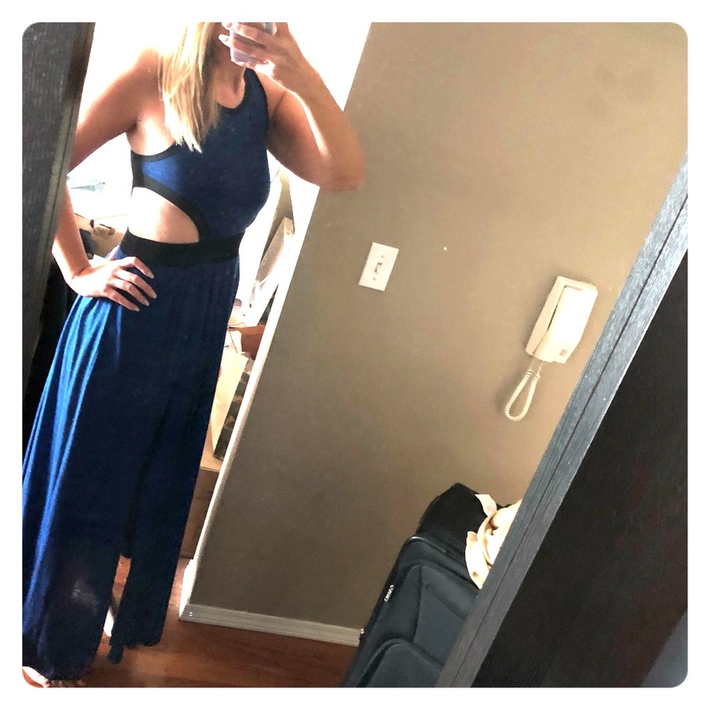 Cotton Maxi with Side Cut Outs